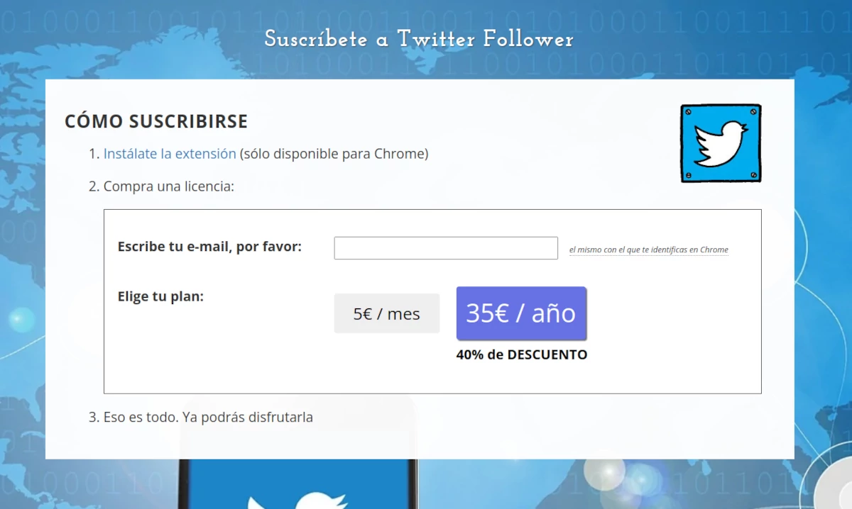 Cómo suscribirse a Twitter Follower